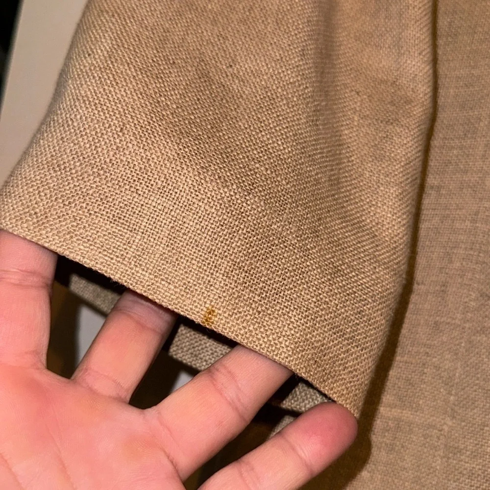 Gucci vintage blazer linen lined button down pockets size 40 large 10 - Picture 7 of 8